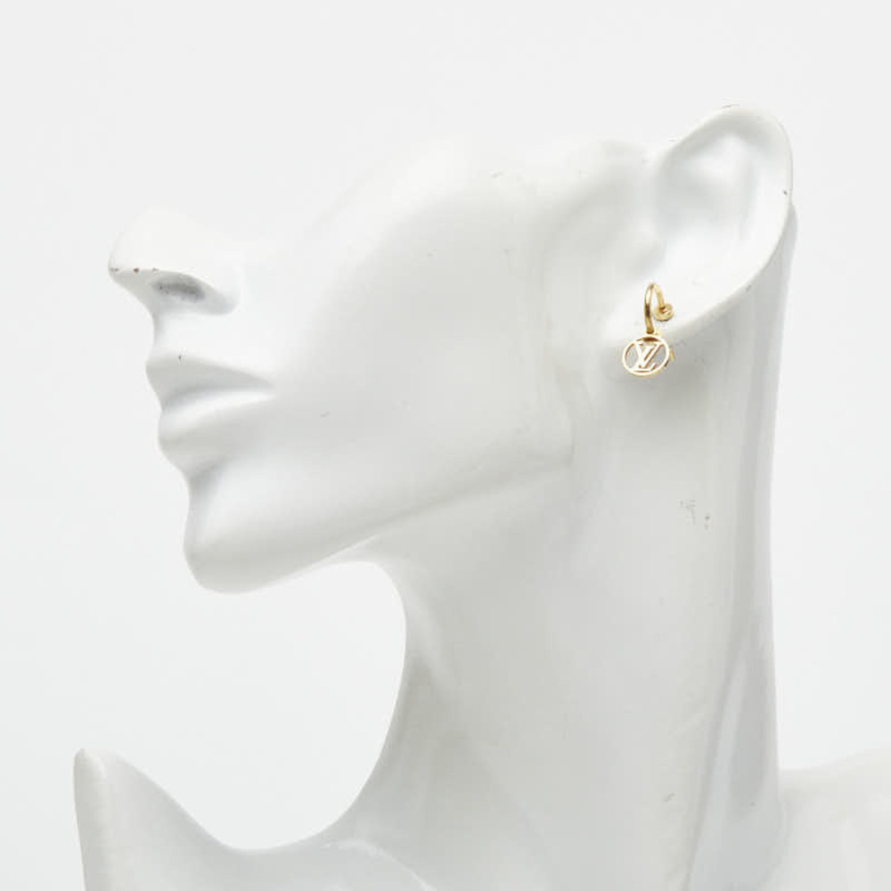 LOUIS VUITTON Gold Earrings - Picture 5 of 5